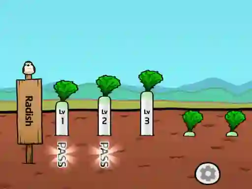 Cluiche Radish ar líne
