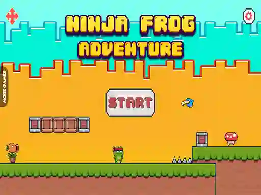 Cluiche Ninja Frog Adventure ar líne