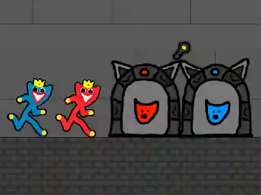 Cluiche Red and Blue Stickman Huggy 2 ar líne
