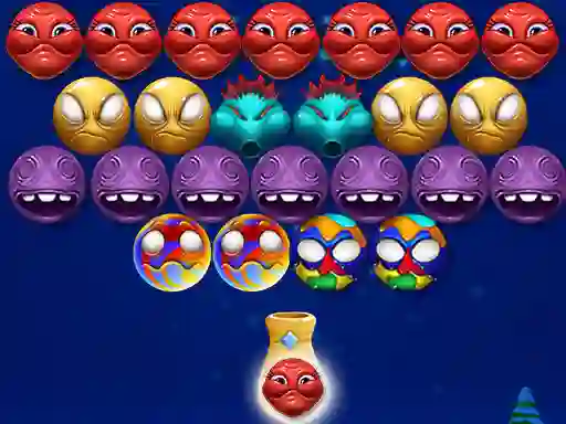 Cluiche Bubble Monsters Shooter ar líne