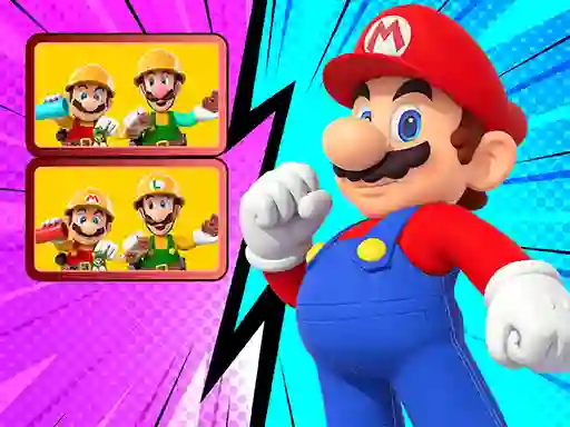Cluiche Mario spot The Differences ar líne