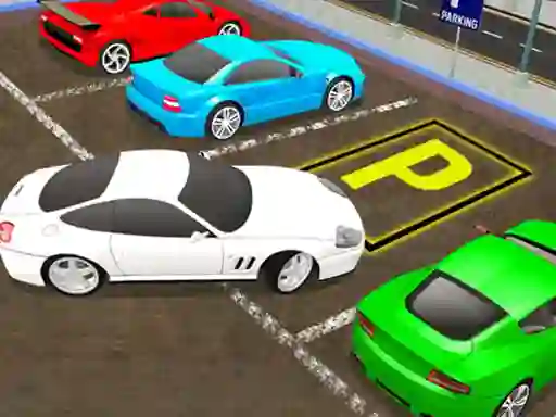 Cluiche Realistic Car Parking ar líne