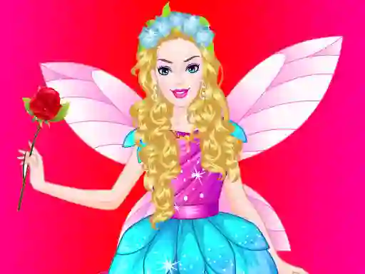 Cluiche Barbie Angel Dress up ar líne