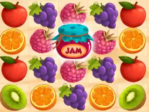 Cluiche Juicy Fruits Match3 ar líne