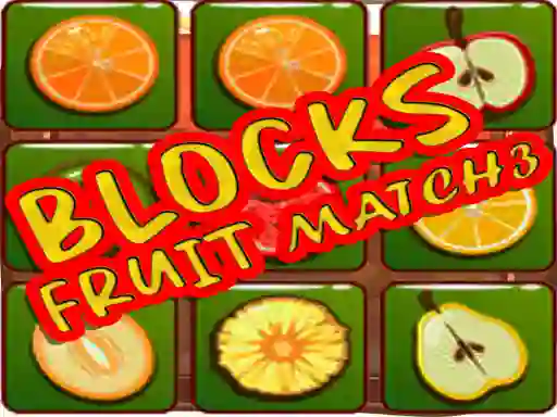 Cluiche Blocks Fruit Match3 ar líne