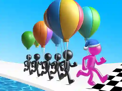 Cluiche Ballon Race 3D ar líne