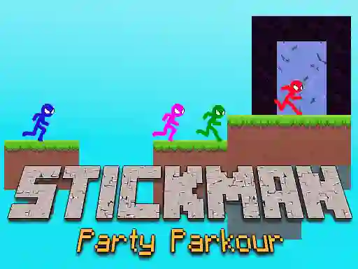 Cluiche Stickman Party Parkour ar líne