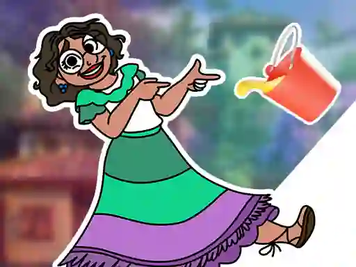 Cluiche Encanto Coloring Book ar líne