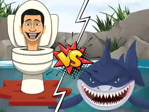 Cluiche Hungry Shark Vs Skibidi ar líne