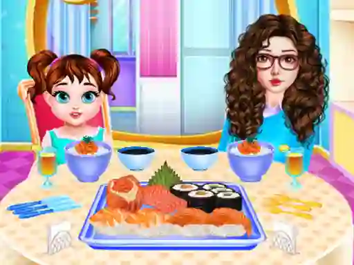 Cluiche Baby Taylor Sushi Cooking ar líne