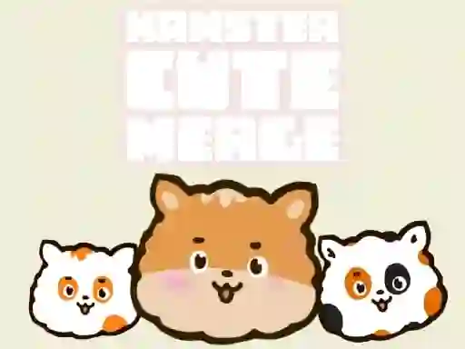Cluiche Hamster Cute Merge ar líne