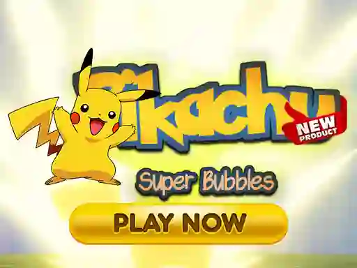 Cluiche Pikachu Super Bubbles ar líne
