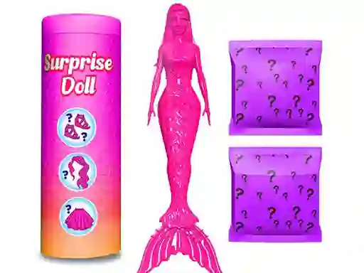 Cluiche Color Reveal Mermaid Doll ar líne