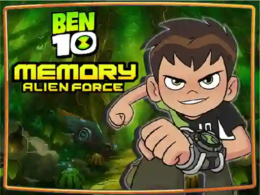 Cluiche Ben 10 Memory Alien Force ar líne