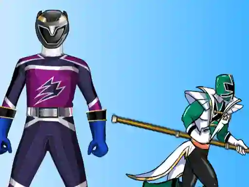 Cluiche Power Rangers Dressup ar líne