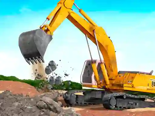 Cluiche Real JCB Excavator Simulator ar líne