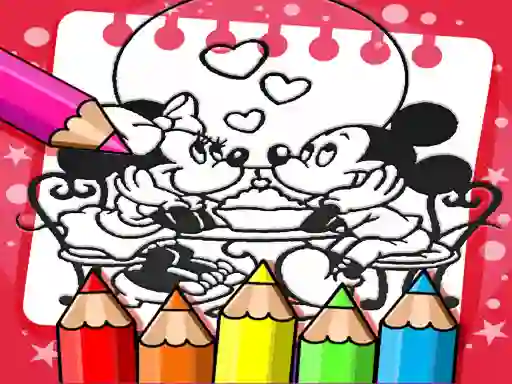 Cluiche Mickey Mouse Coloring Book ar líne