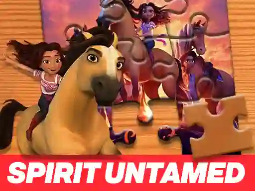 Cluiche Spirit Untamed Jigsaw Puzzle ar líne