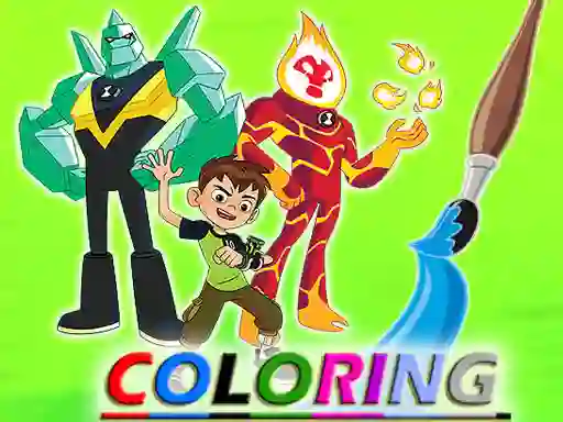 Cluiche Ben 10 Coloring ar líne