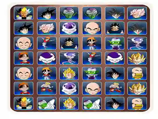 Cluiche ?Find The Dragon Ball Z Face ar líne