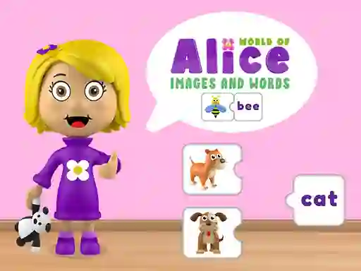Cluiche World of Alice Images and Words ar líne