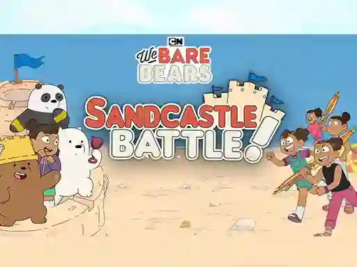 Cluiche Sandcastle Battle! We Bare Bears ar líne
