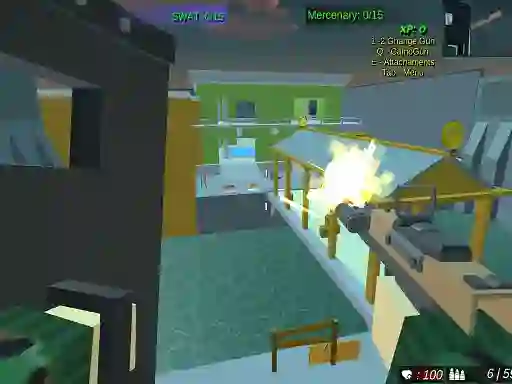 Cluiche Pixel Crazy Minecraft shooter ar líne