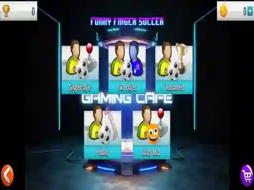 Cluiche Funny Finger Soccer ar líne