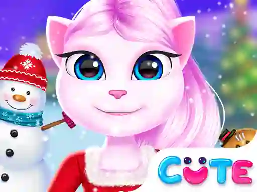 Cluiche Angela Christmas Decor Game ar líne