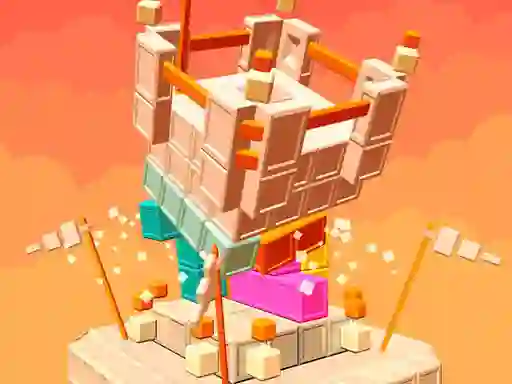 Cluiche Demolish Castle Puzzle ar líne