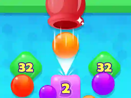 Cluiche 2048 Drop Merge ar líne