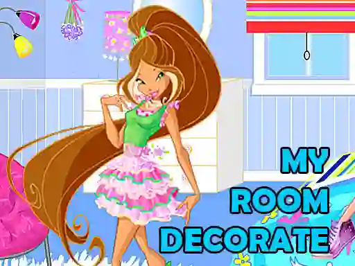 Cluiche Winx Room Decorate ar líne