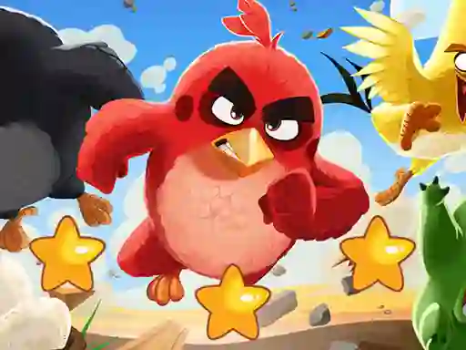 Cluiche Angry Birds Hidden Stars ar líne