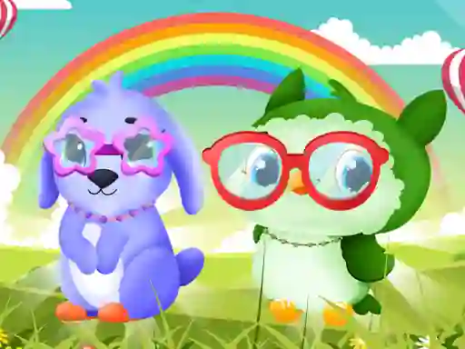 Cluiche Owl and Rabbit Fashion ar líne