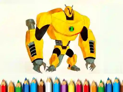 Cluiche Ben10 Monsters Coloring book ar líne