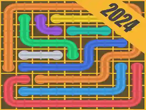 Cluiche Connect Pipe Color Puzzle Game ar líne