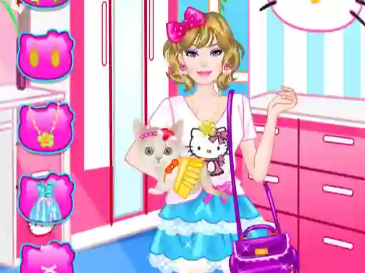 Cluiche Barbie With Kitty ar líne
