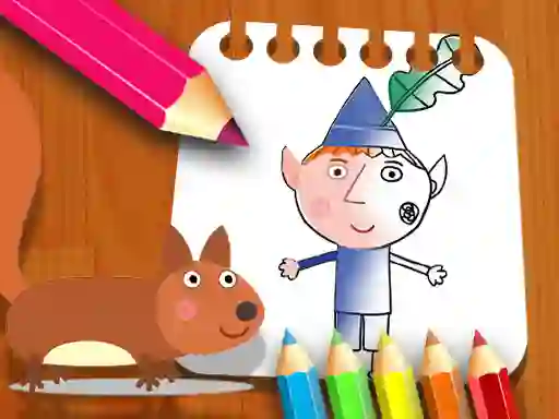 Cluiche Ben Hollys Coloring Book ar líne