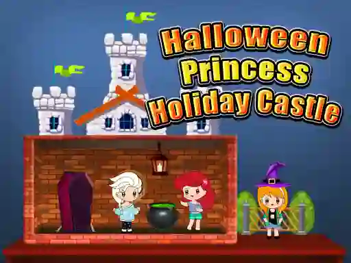 Cluiche Halloween Princess Holiday Castle ar líne