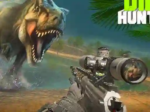Cluiche Sniper Dinosaur Hunting ar líne