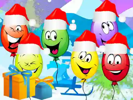 Cluiche Christmas Balloons Bursting ar líne