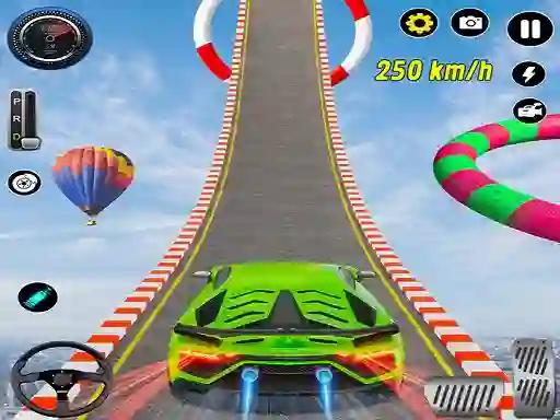 Cluiche Car Stunt Ramp Challenge ar líne