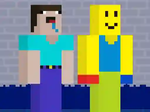 Cluiche NoobLOX Rainbow Friends ar líne