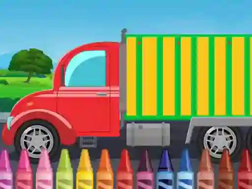 Cluiche Truck Coloring ar líne