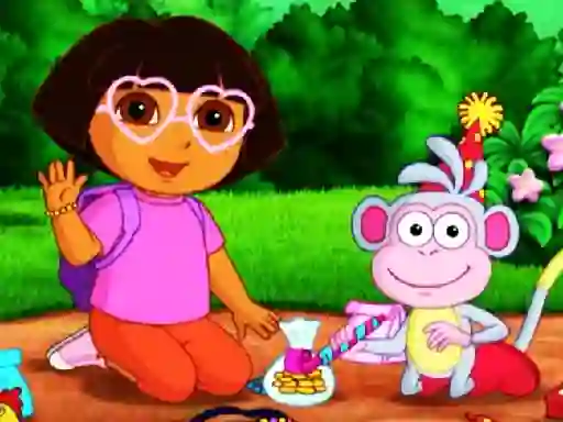 Cluiche Dora Kids Puzzles ar líne