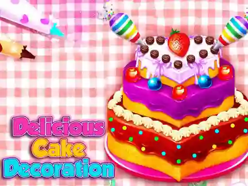 Cluiche Delicious Cake Decoration ar líne