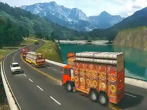 Cluiche Indian Cargo Truck Gwadar Port Game ar líne