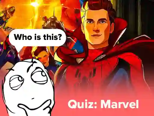 Cluiche Quiz: marvel ar líne