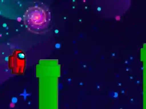 Cluiche Flappy Among Us ar líne