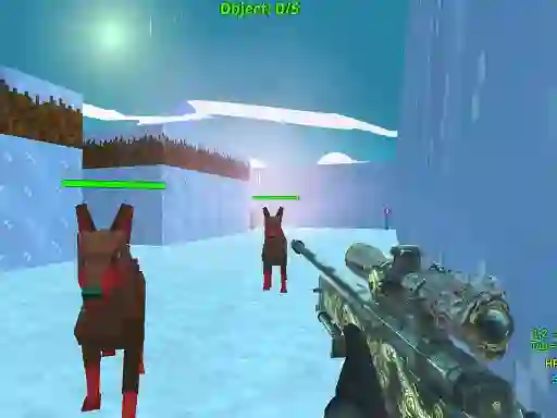 Cluiche Blocky Combat SWAT Final 2023 ar líne